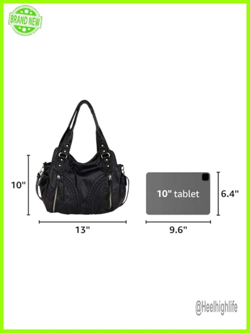 Y2K Hobo Bag Women Washed Leather Crossbody Handbag Roomy